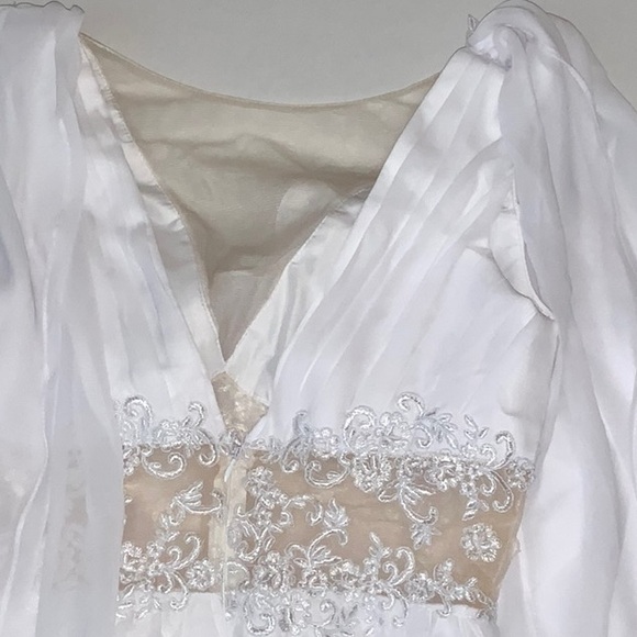 Bohemian Ancient Greece-Inspired Bridal Gown - Unique Wedding Dress - Picture 5 of 7